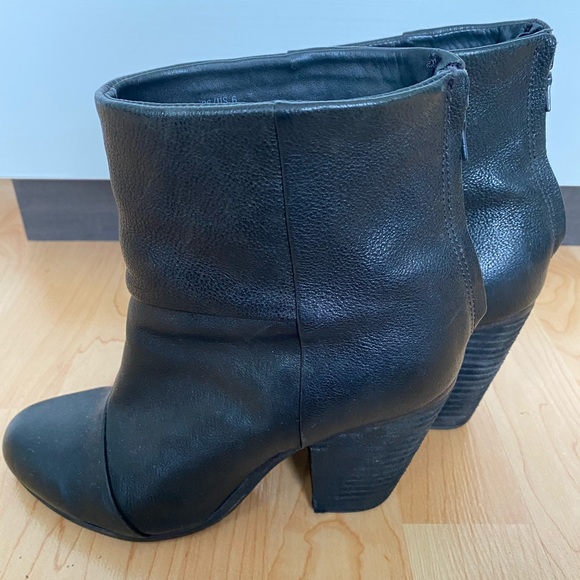 Rag & Bone Newbury Boots - Black leather - Picture 4 of 11